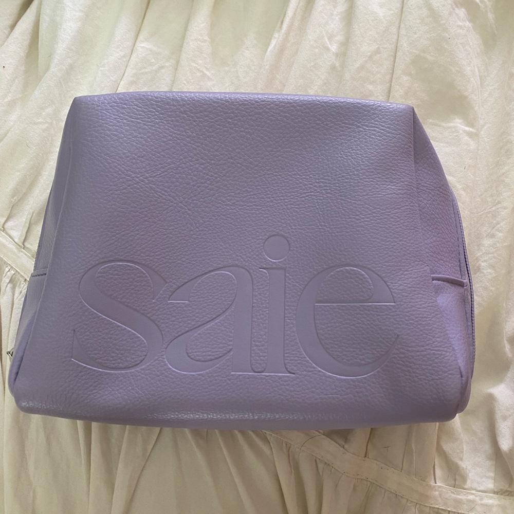 Purple Saie beauty makeup pouch